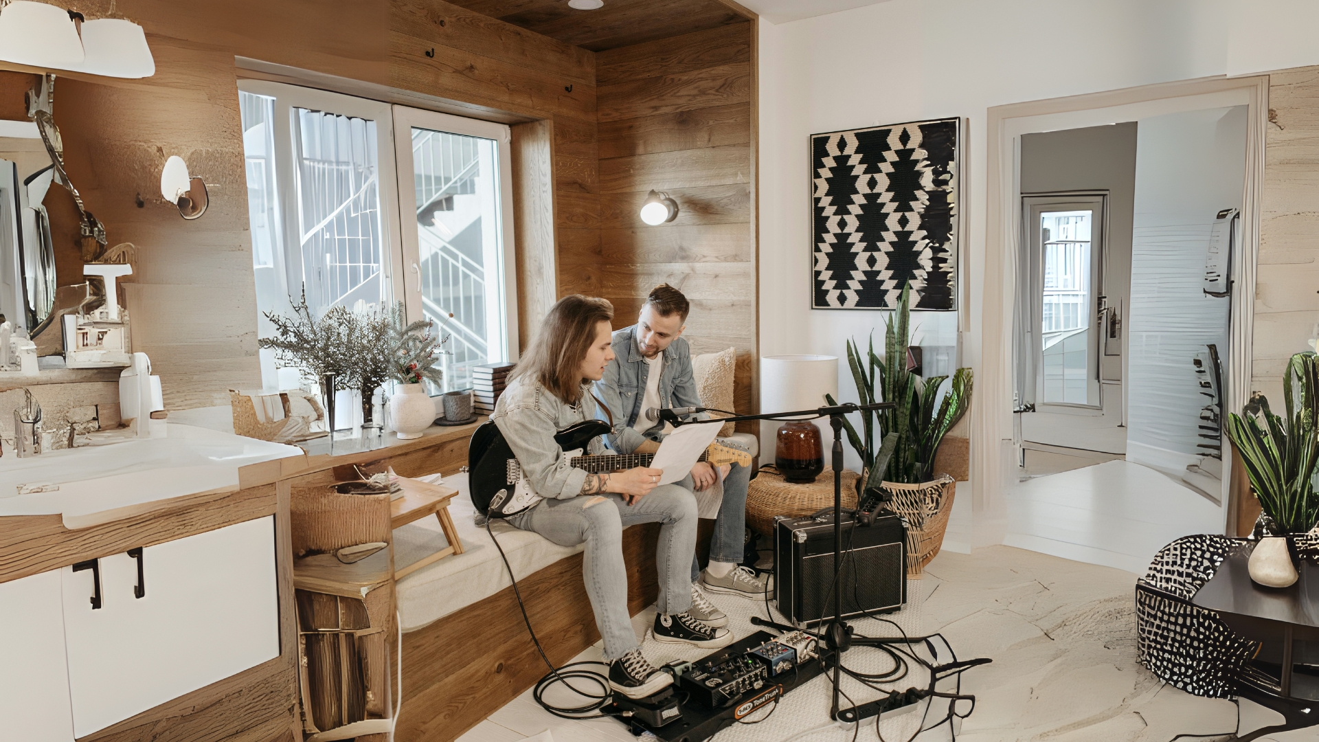 How to connect subwoofer to amp without sub out 